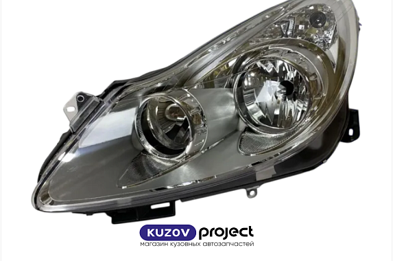 Фара левая под электрокорректор Opel Corsa (D) 2006-2011 (DEPO / Тайвань)