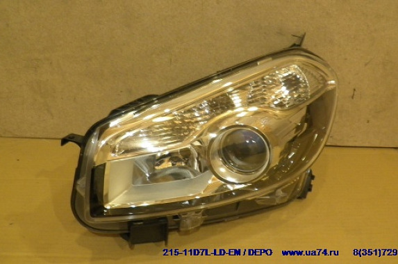 Фара левая под электрокорректор Nissan Qashqai 2010-2014 (DEPO / Тайвань)