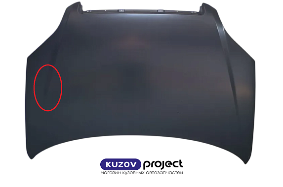 Капот Chevrolet Aveo (T250) 2005-2012 (Тайвань / Замятие) Дисконт 20%