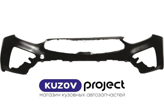 Бампер передний без парктроников Kia Cerato 2018-2021 (Китай)